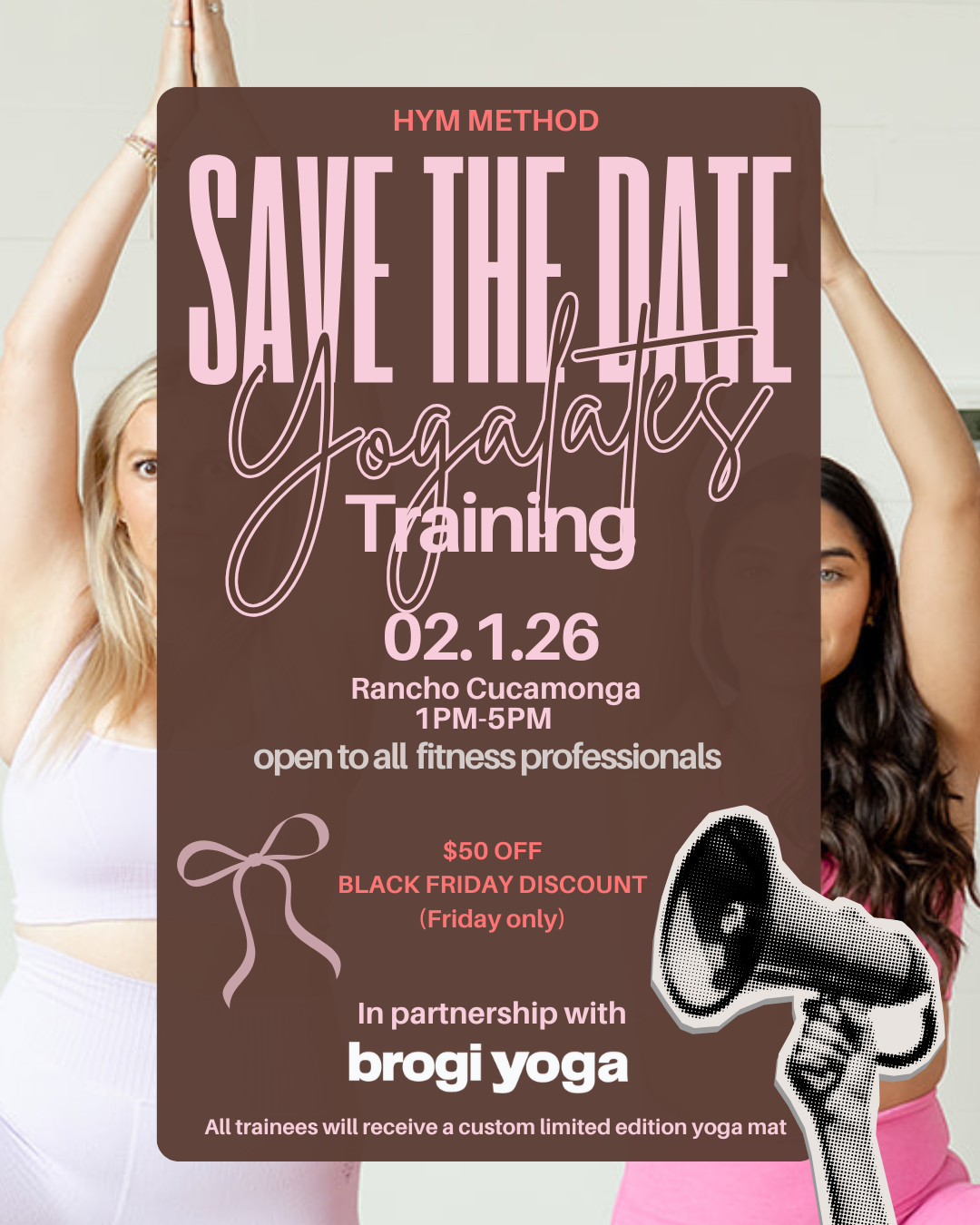 HYM x Brogi Yogalates Training Rancho